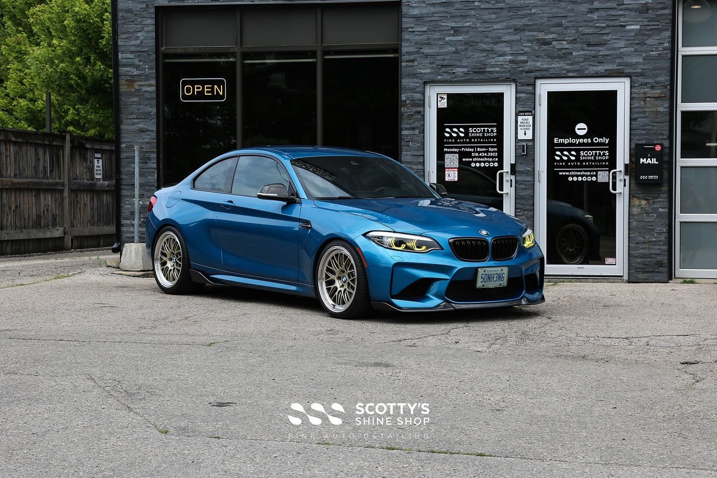 2018 BMW M2 Premium LLumar Formula 1 Pinnacle Ceramic Tint London, Canada