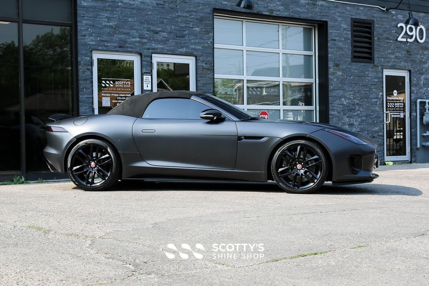 2019 Jaguar F-type  Wash and Maintenance Detail side view London, CANADA