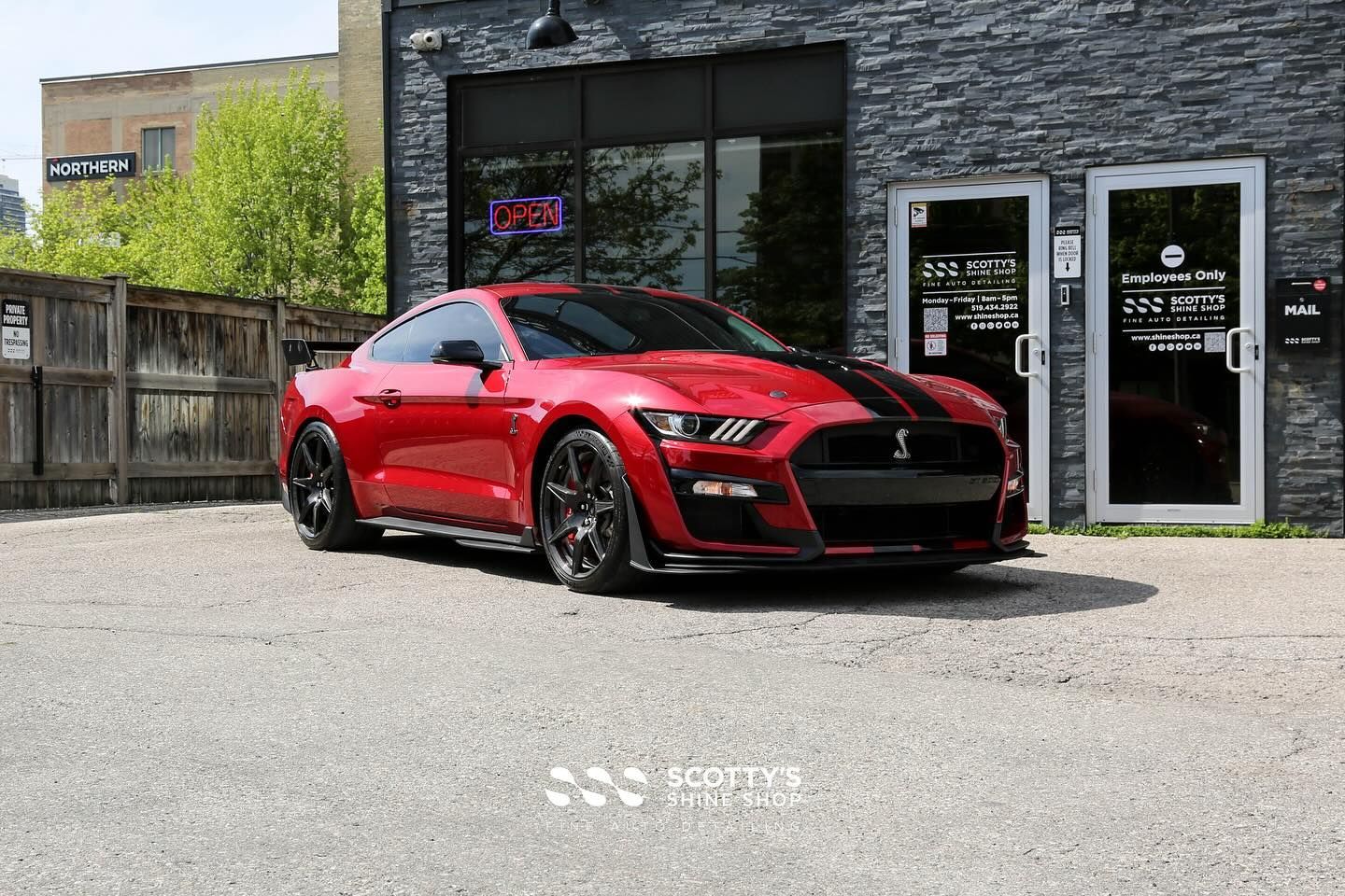 2020 Ford Mustang GT500 out of hibernation and in the shop for a spring detail and inspection. We in