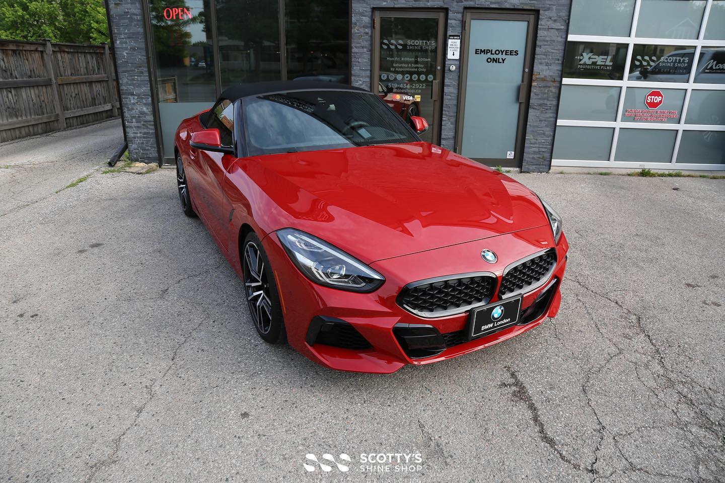 2021 BMW Z4 Paint Protection Film and Ceramic Window Tint