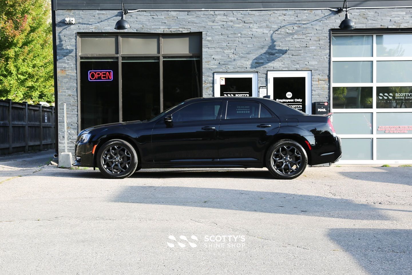 2022 Chrysler 300 Full Paint Correction and Modesta BC-X Ceramic Coating side view London, Ontario