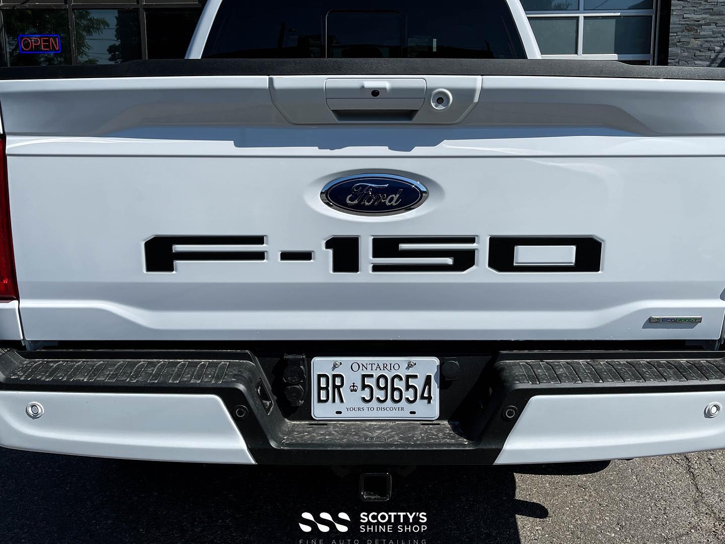 2022 Ford F150 3D molded letters after london On