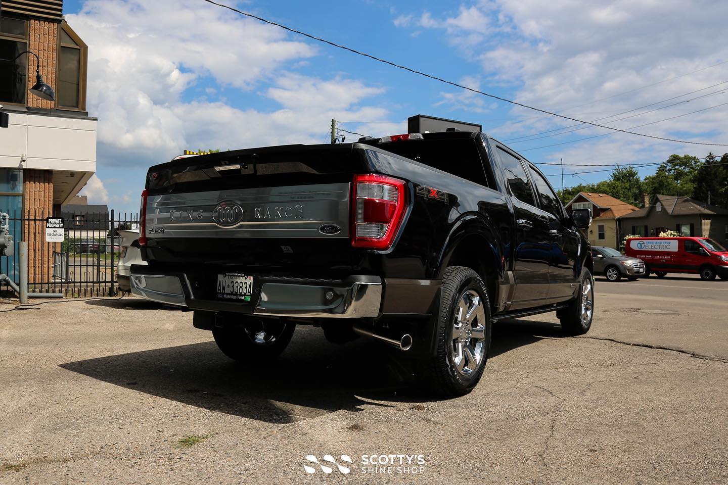 2022 Ford F150 King Ranch xpel Ultimate Plus paint protection film and Prime XR Plus ceramic window tint london ont