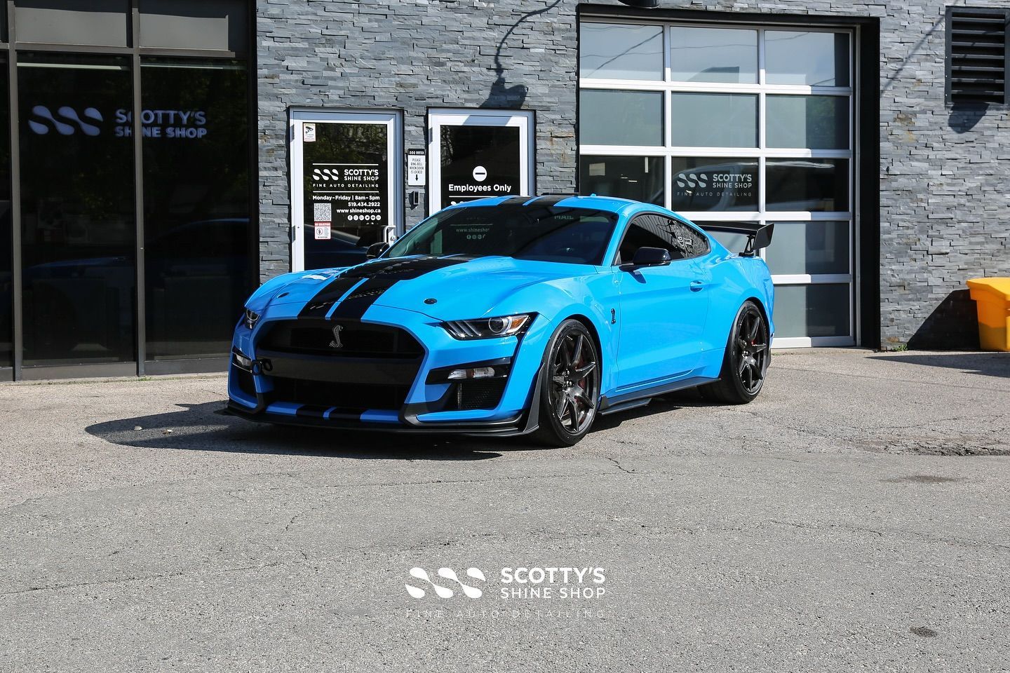 2022 Ford Mustang GT500 LLumar Formula 1 Stratos Ceramic Window Tint, SunTek Ultra Full Body Paint Protection Film, Ultrafit Wincrest EVO Windshield Protection Film, Modesta BC-06 & 04 London, Ont CA