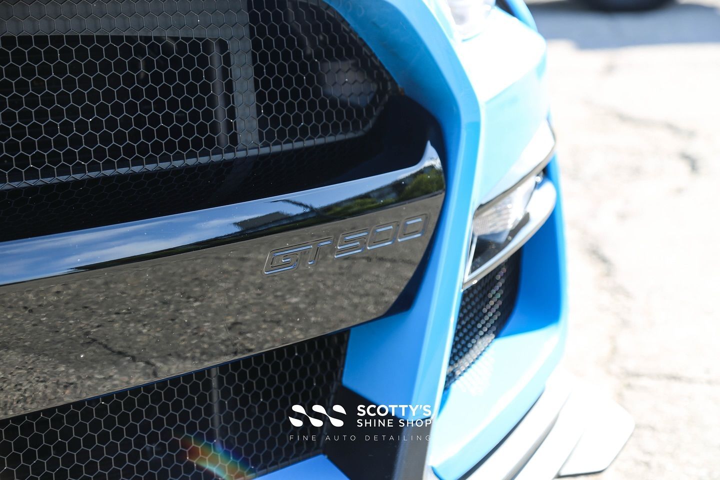 2022 Ford Mustang GT500 LLumar Formula 1 Stratos Ceramic Window Tint, SunTek Ultra Full Body Paint Protection Film, Ultrafit Wincrest EVO Windshield Protection Film, Modesta BC-06 & 04 front view close up London, ON