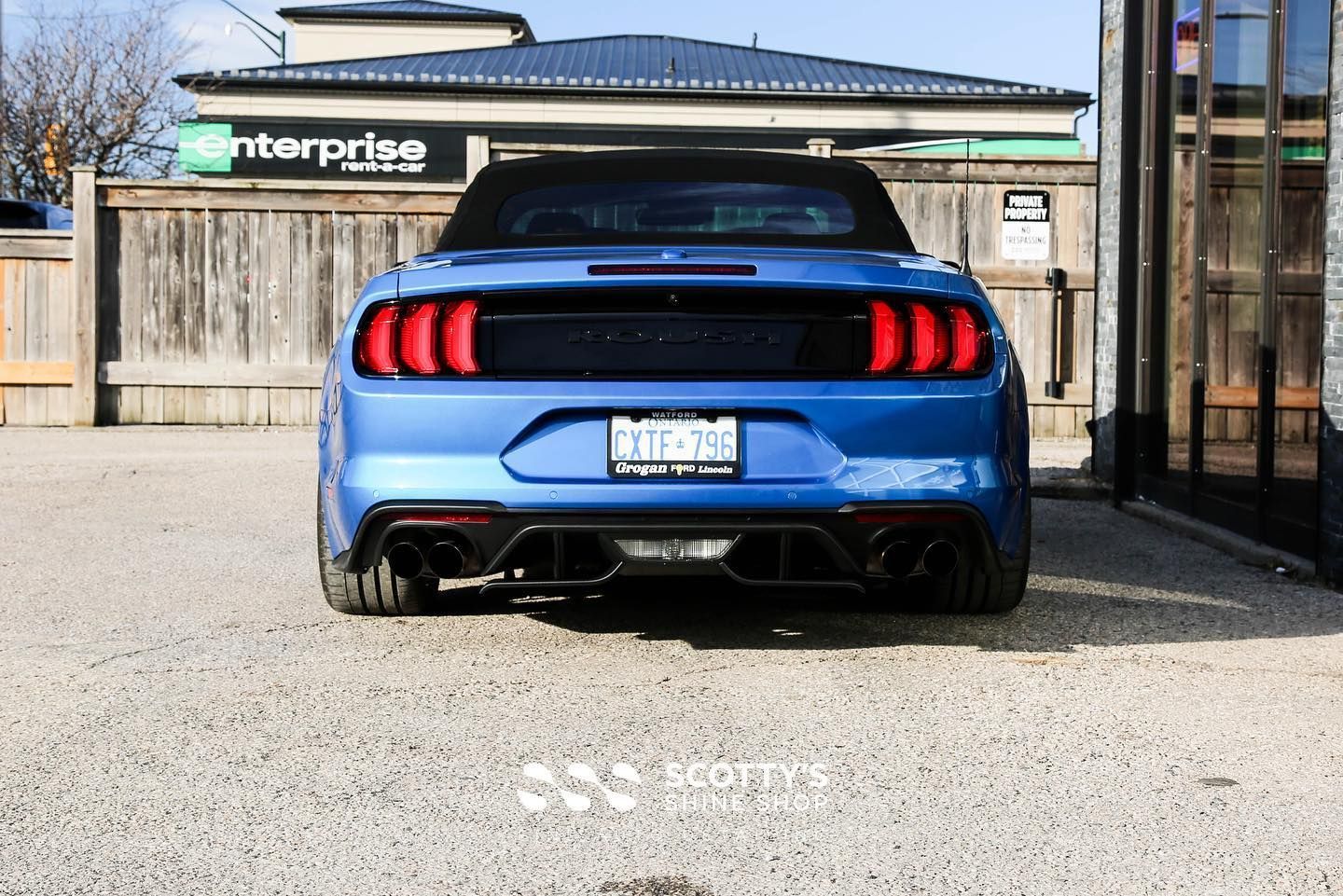 2022 Ford Mustang ROUSH Edition Xpel Ultimate Plus Paint Protection Film, Paint Correction, Ceramic Coating, Replacement Window Tint rear view London, ON