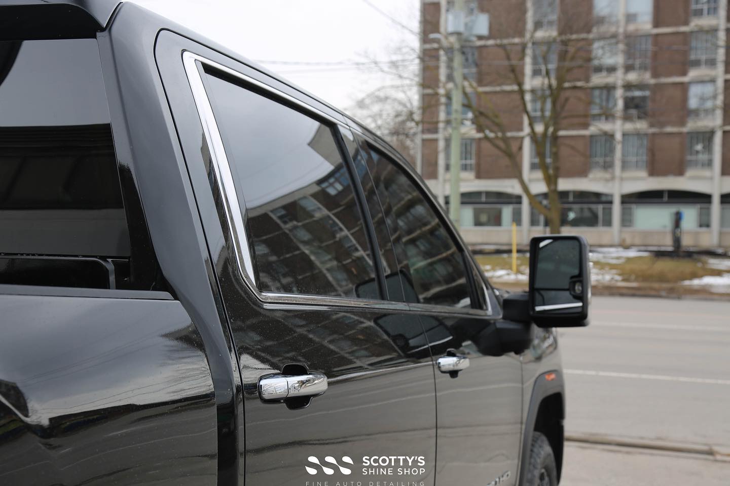 2022 GMC Sierra Denali HD Xpel Prime CS window film london Ontario