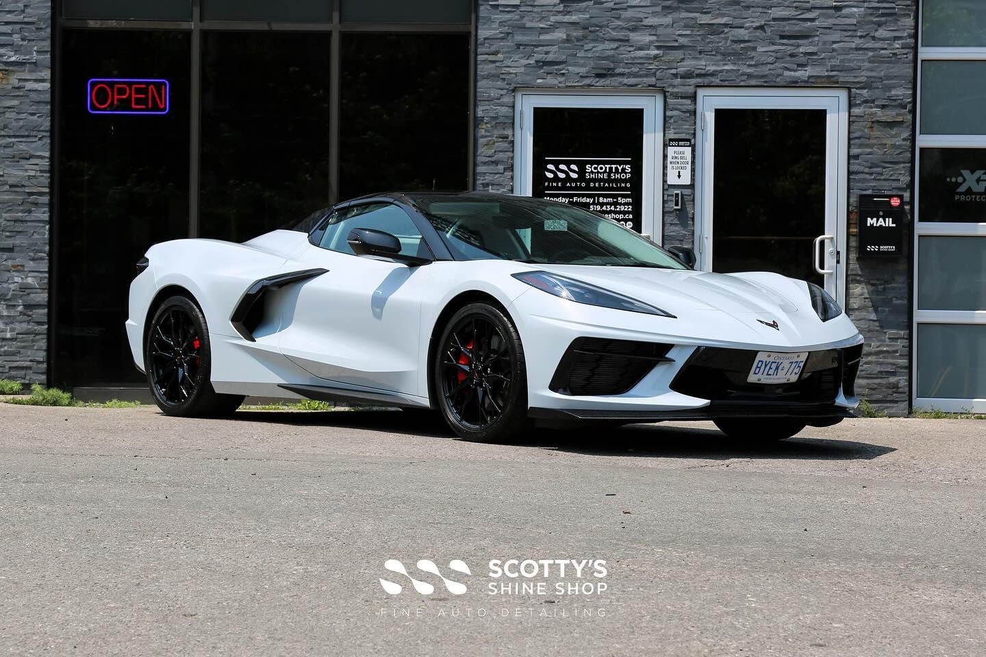 2023 Chevrolet Corvette Interior Detailing London, Canada