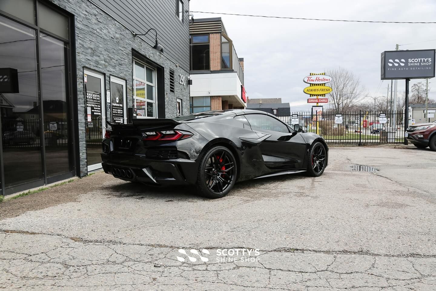 2023 Chevrolet Corvette Z06 Xpel Paint Protection Film rear end view London, Ontario