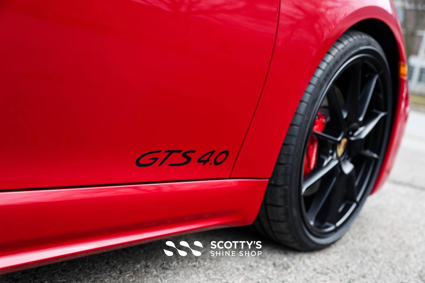 2023 Porsche 718 Boxster GTS Xpel Ultimate Plus Paint Protection Film side panel close up London, Ont