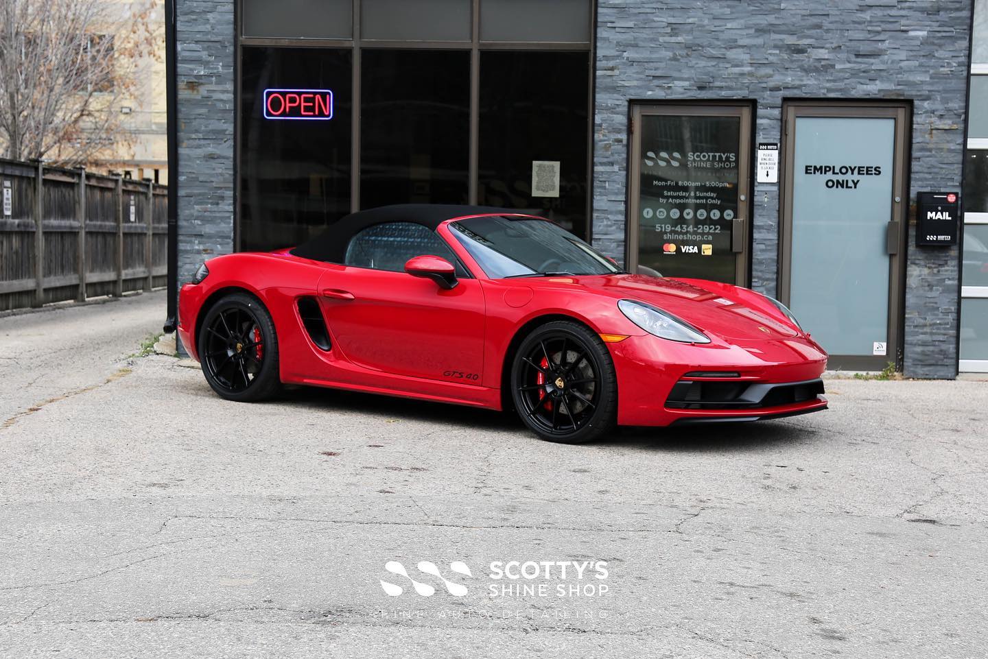 2023 Porsche 718 Boxster GTS Xpel Ultimate Plus Paint Protection Film London, Ontario Canada