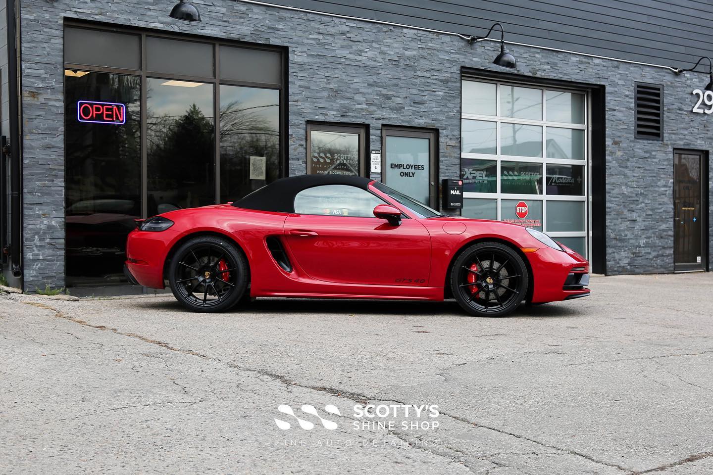 2023 Porsche 718 Boxster GTS Xpel Ultimate Plus Paint Protection Film London, ON