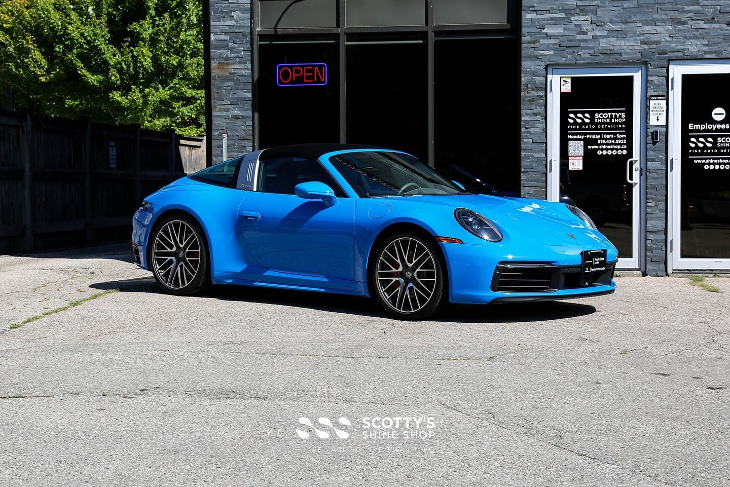 2023 Porsche Carrera Targa 4S Premium Suntek Ultra Paint Protection Film side view London, Ontario