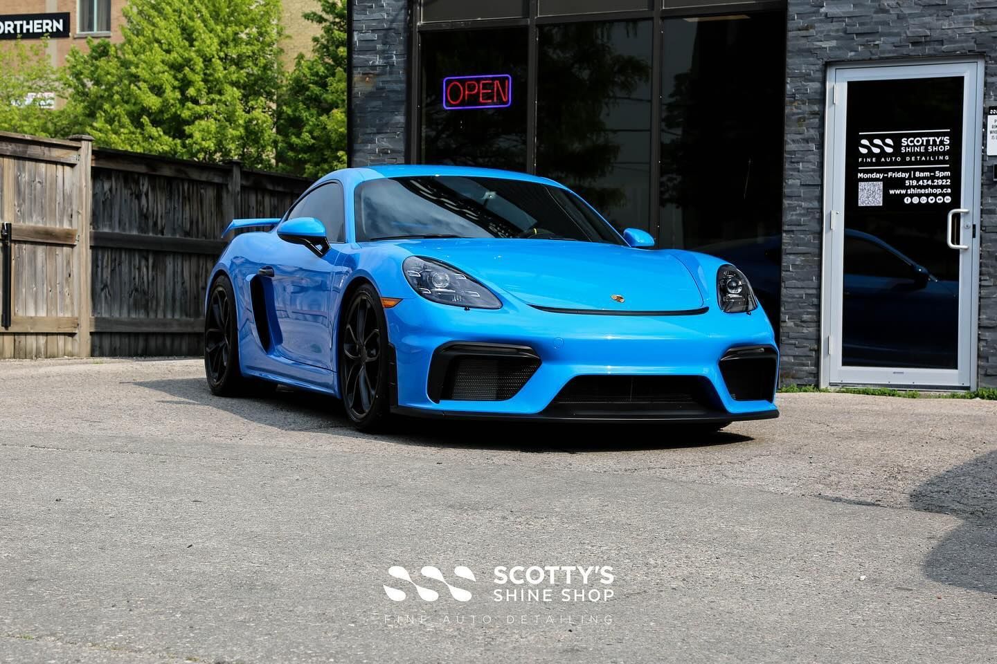 2023 Porsche Cayman GT4 Xpel Ultimate Plus Paint Protection Film London