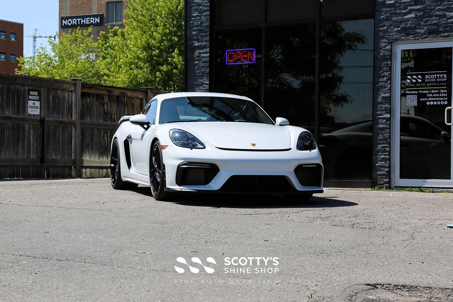 2023 Porsche Cayman GT4 Xpel Ultimate Plus Paint Protection Film London, Ontario