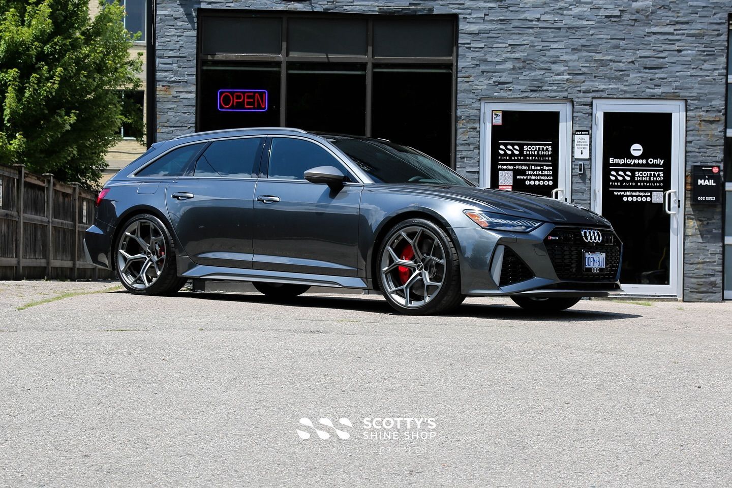 2024 Audi RS6 Premium Suntek Ultra Paint Protection Film, Llumar Formula 1 Stratos Ceramic Window Tint, Modesta Ceramic Coating London, Ontario Canada