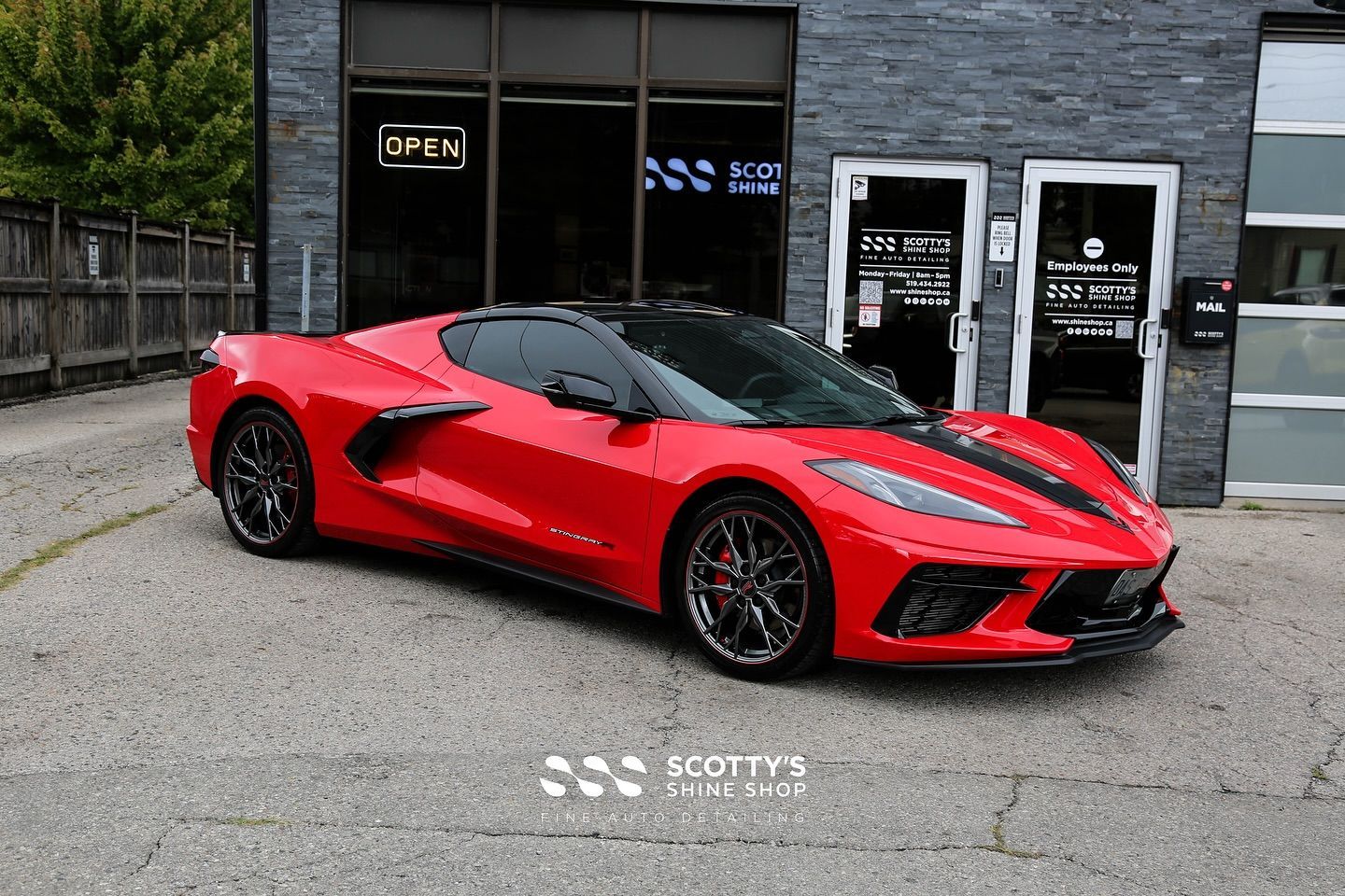 Corvette Style Upgrade ✨?
This stunning 2024 Chevrolet Corvette C8 coupe came into the shop for a s