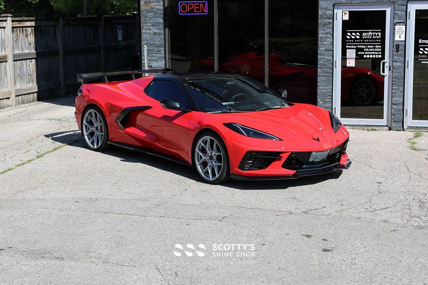 2024 Chevrolet Corvette C8 Convertible Full Body Paint Protection Film, Window Tint and Ceramic Coating London, Ontario