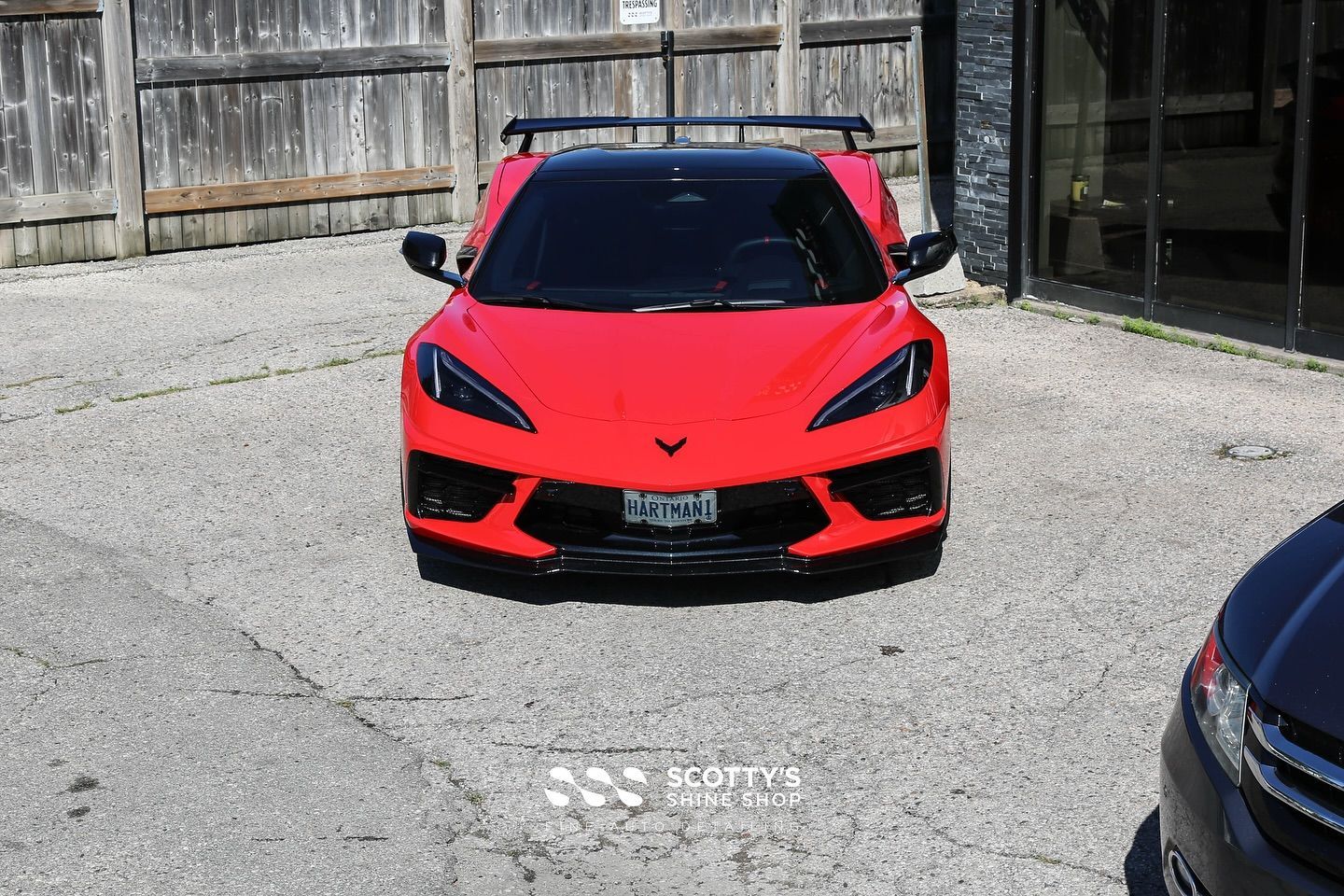 2024 Chevrolet Corvette C8 Convertible Full Body Paint Protection Film, Window Tint and Ceramic Coating front end view London, Ontario