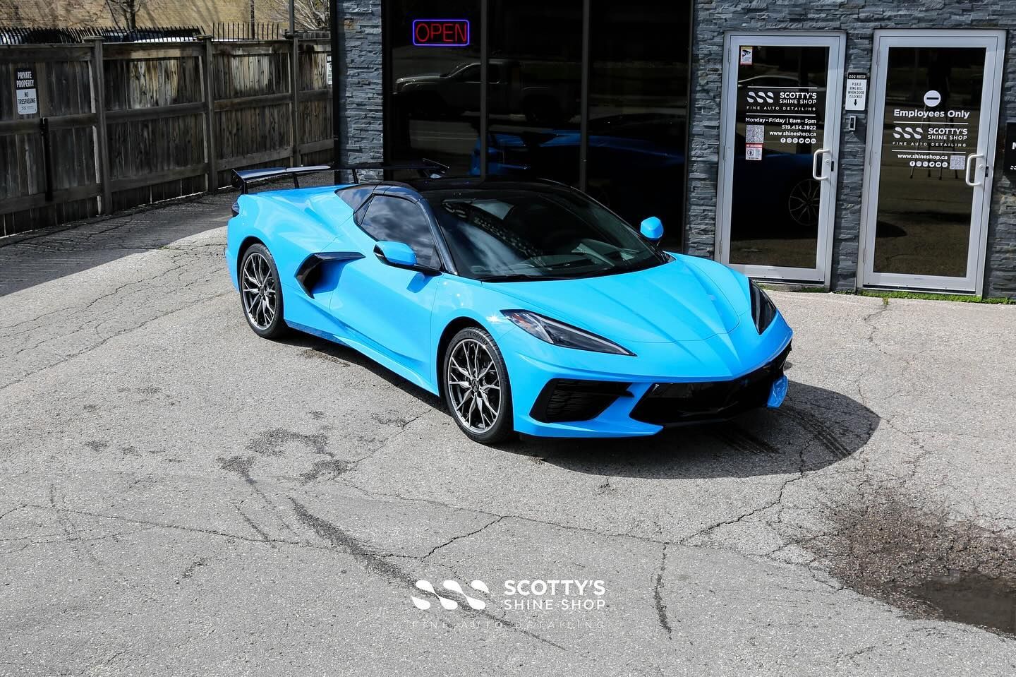 2024 Chevrolet Corvette Full Body Protection in Xpel Paint Protection Film and Window Tint from above London, Canada