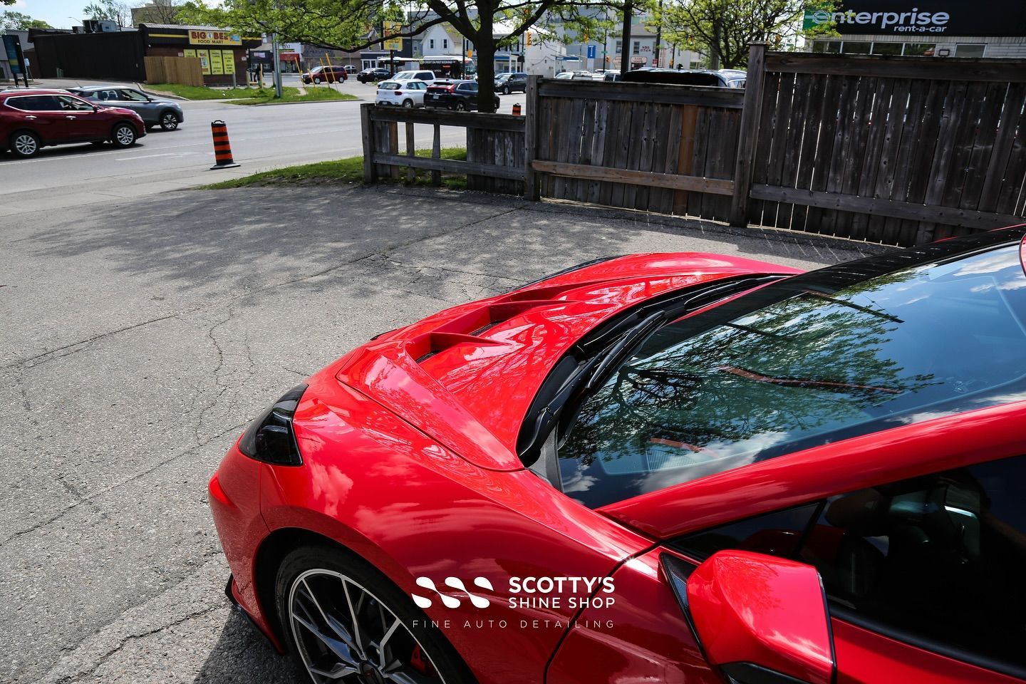 2024 Chevrolet Corvette Premium SunTek Ultra Paint Protection Film hood view London, Ontario CA