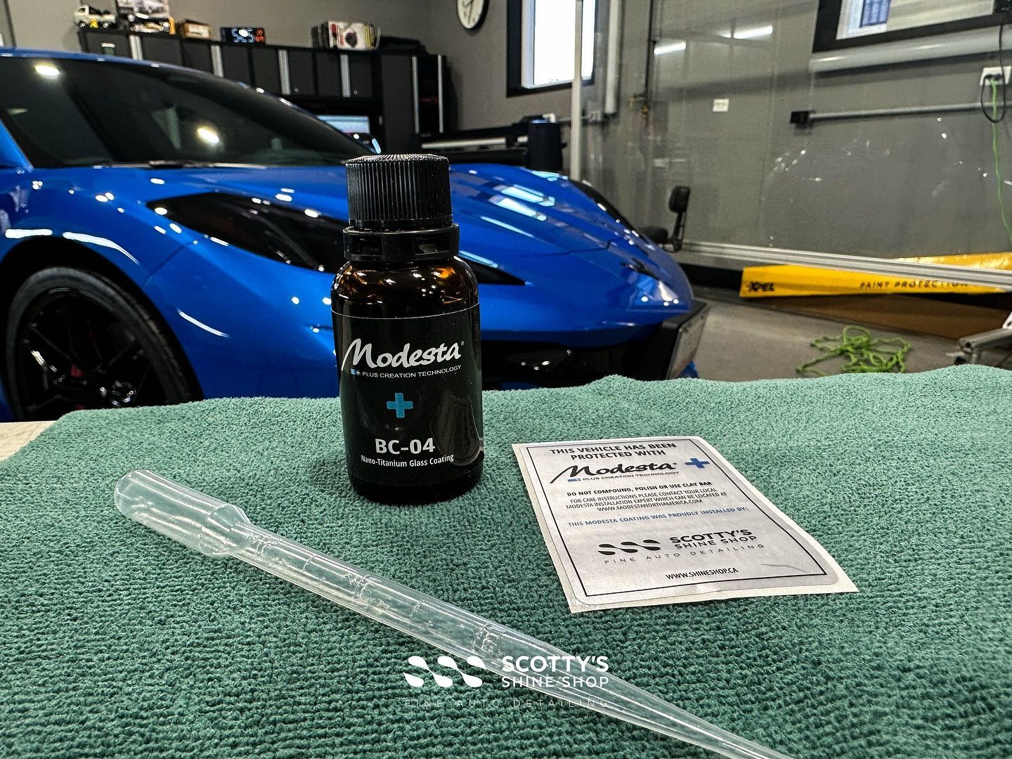 2024 Chevrolet Corvette Z06 Modesta BC-04 Nano-Titanium Ceramic Coating London, ON Canada