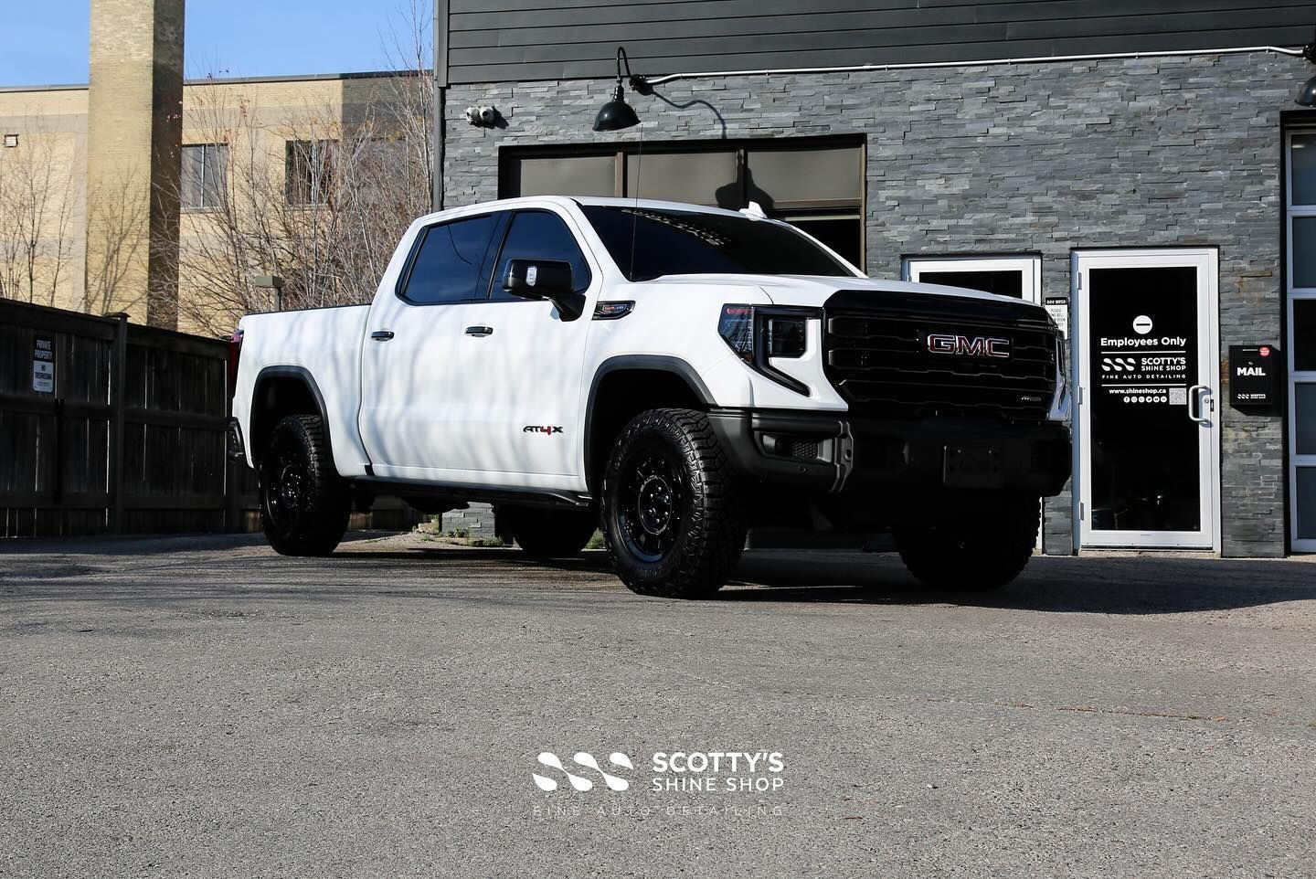 2024 GMC Sierra AT4X AEV Xpel Paint Protection Film, Ceramic Window Tint and Ceramic Coatings applied to Paint, Glass and Wheels London, Ontario Canada
