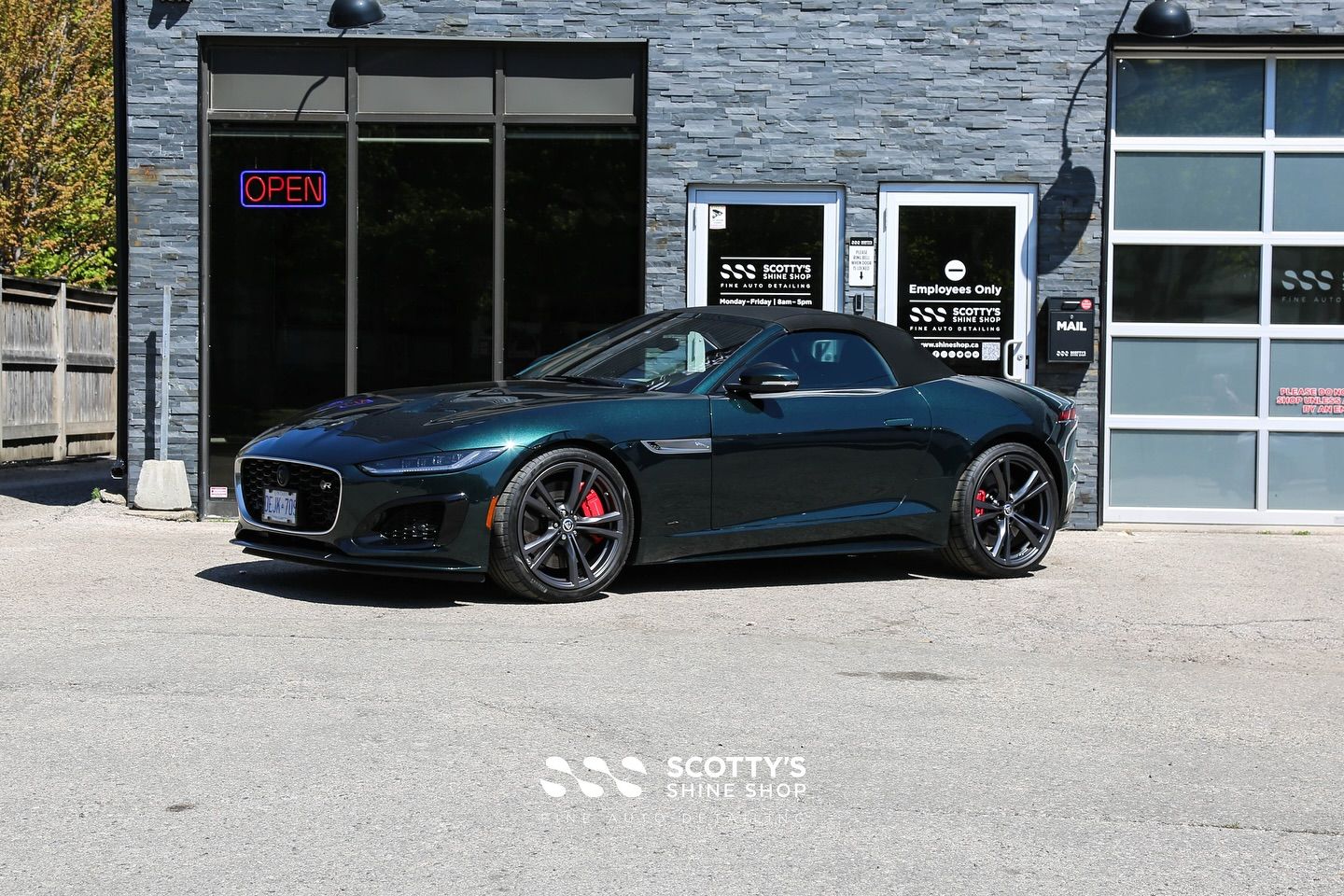 2024 Jaguar F-Type Convertible Full Paint Correction, Modesta BC-04 and BC-06 London, Ontario