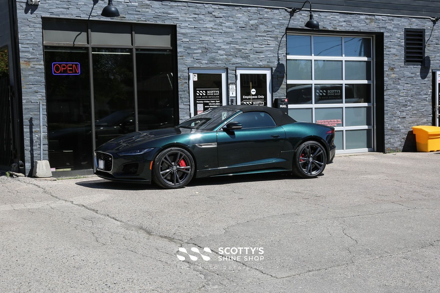 2024 Jaguar F-Type Convertible Full Paint Correction, Modesta BC-04 and BC-06 London, ON Canada