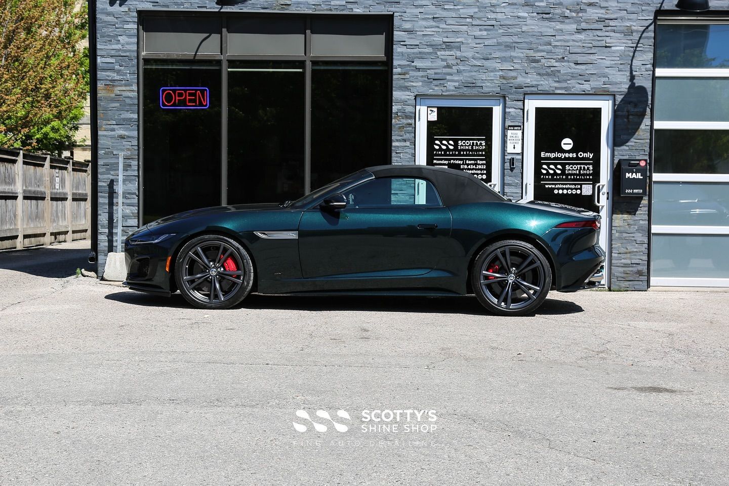 2024 Jaguar F-Type Convertible Full Paint Correction, Modesta BC-04 and BC-06 London, Ontario