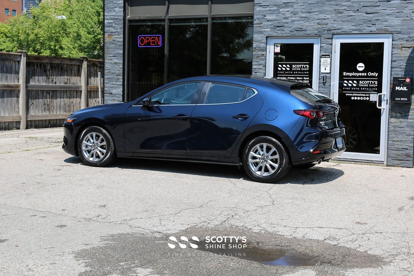 2024 Mazda 3 New Car Prep and Modesta BC-X Ceramic Coating London, Ontario Canada