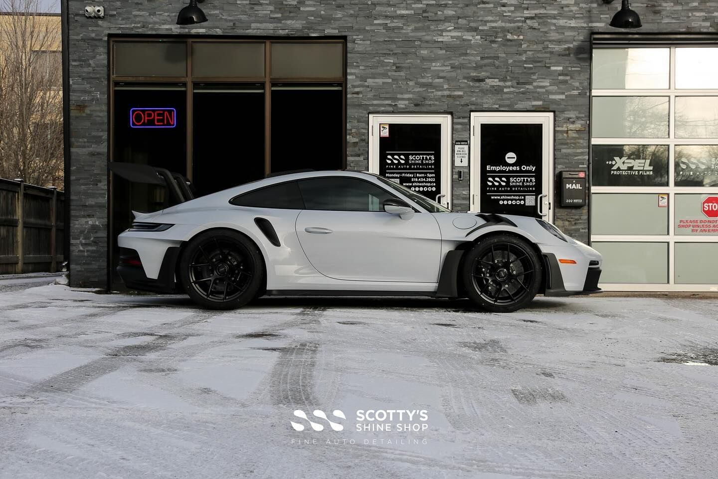 2024 Porsche GT3RS Xpel Ultimate Plus Paint Protection Film and Xpel Prime CS Window Tint London, Ontario