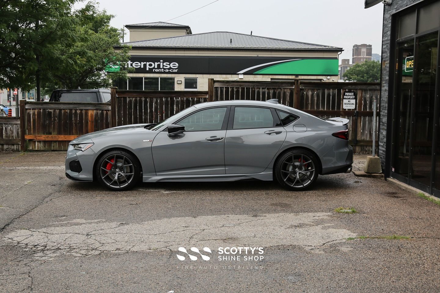 2025 Acura TLX Premium LLumar Formula 1 Stratos Ceramic Window Film side view London, Canada