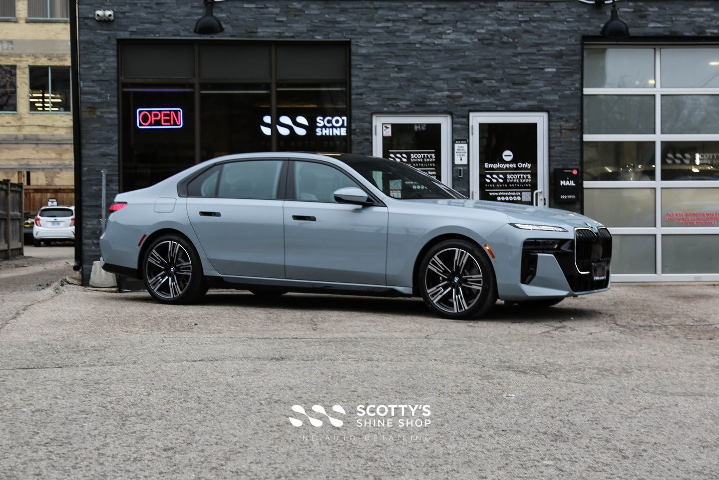 2025 BMW 760i Paint Correction, Modesta BC-04 Ceramic Coating, Modesta BC-06 Ceramic Coating London, Ontario