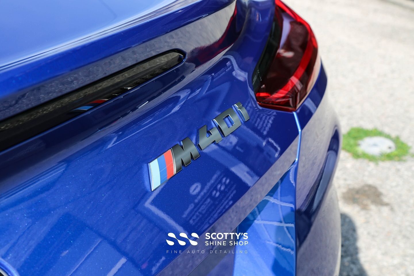 2025 BMW Z4 M40i Front-End and Rocker Panel Protection with SunTek Ultra Paint Protection Film rear view close up London, Ontario