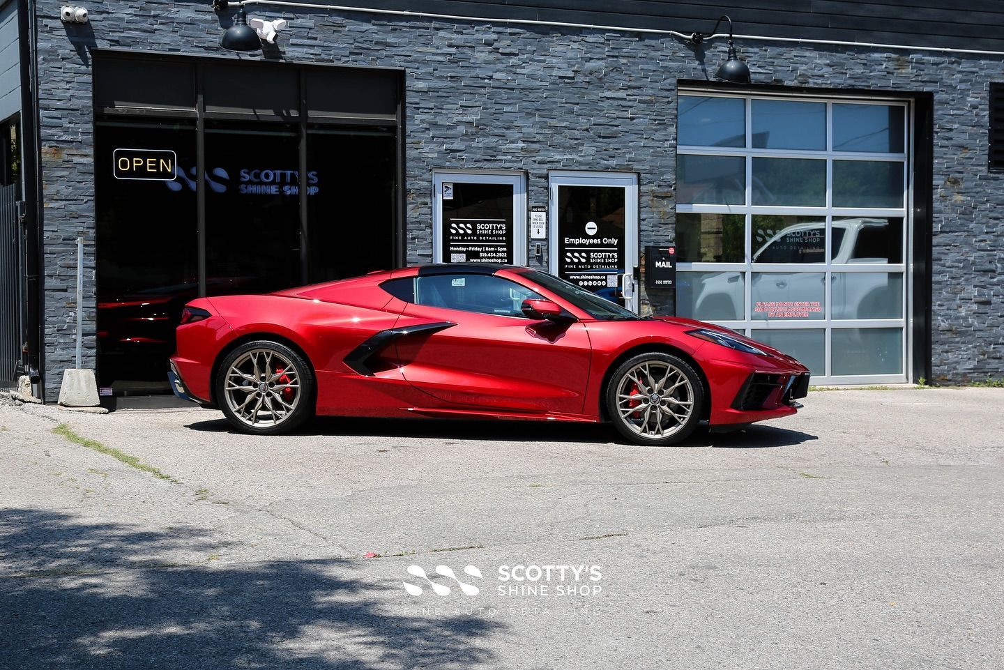 2025 Chevrolet Corvette Premium SunTek Ultra Paint Protection Film side view London, Ontario