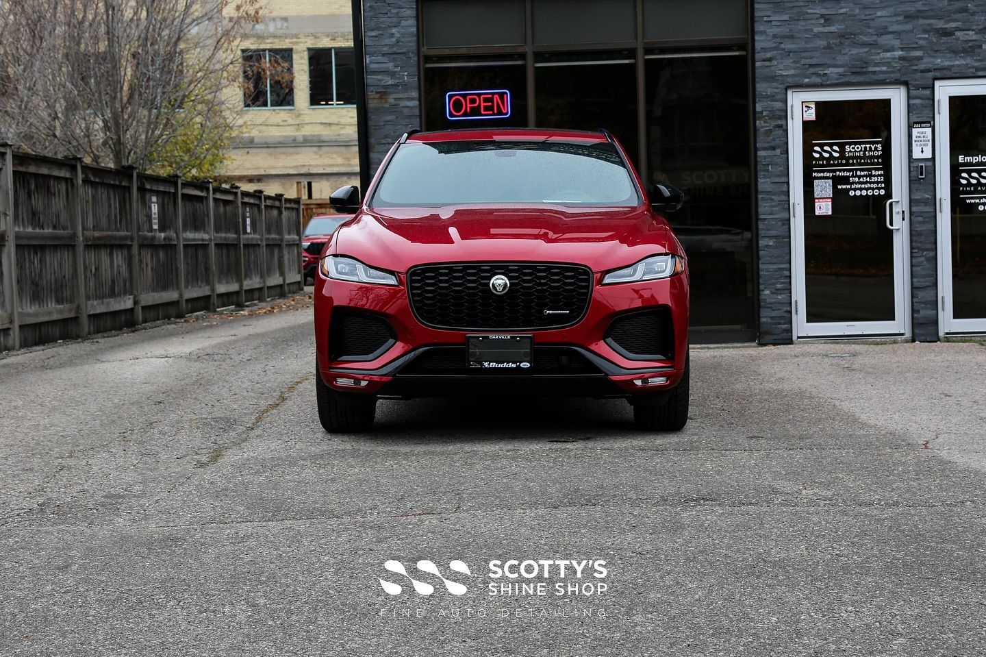 2025 Jaguar F Pace Suntek Ultra Paint Protection Film front end view London,ON