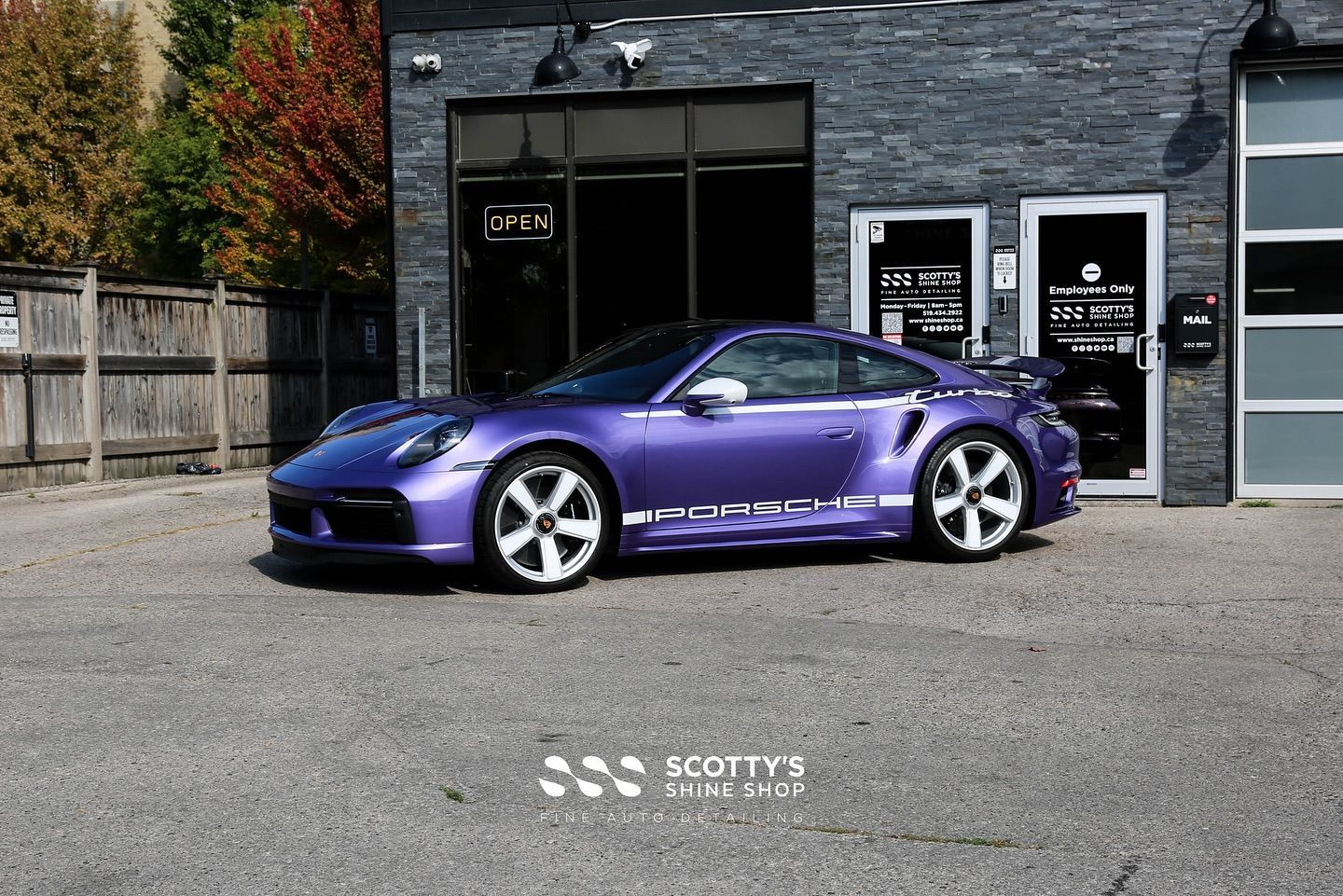2025 Porsche 911 Turbo Suntek Ultra Paint Protection Film side view Ldn, Ontario Canada
