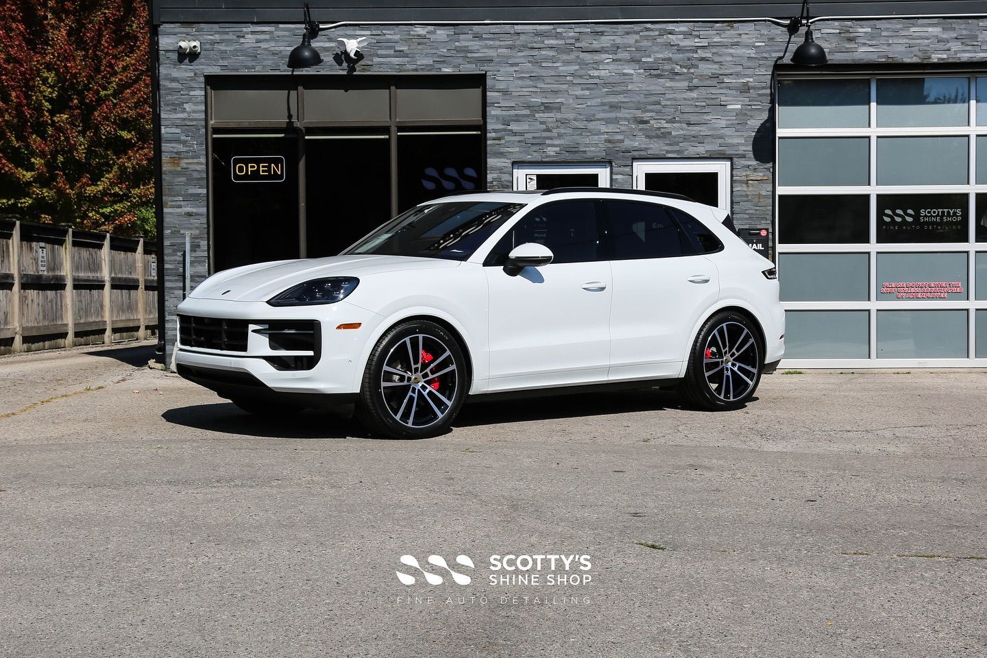 2025 Porsche Cayenne—ceramic tint, SunTek PPF, and Gtechniq coating in London Ontario