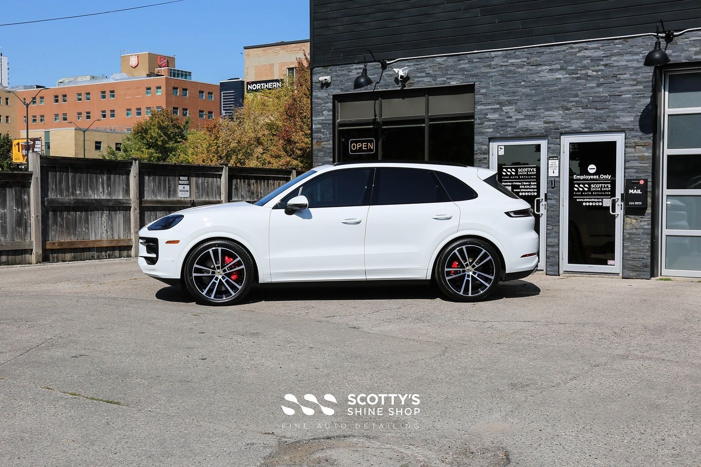 2025 Porsche Cayenne—ceramic tint, SunTek PPF, and Gtechniq coating
