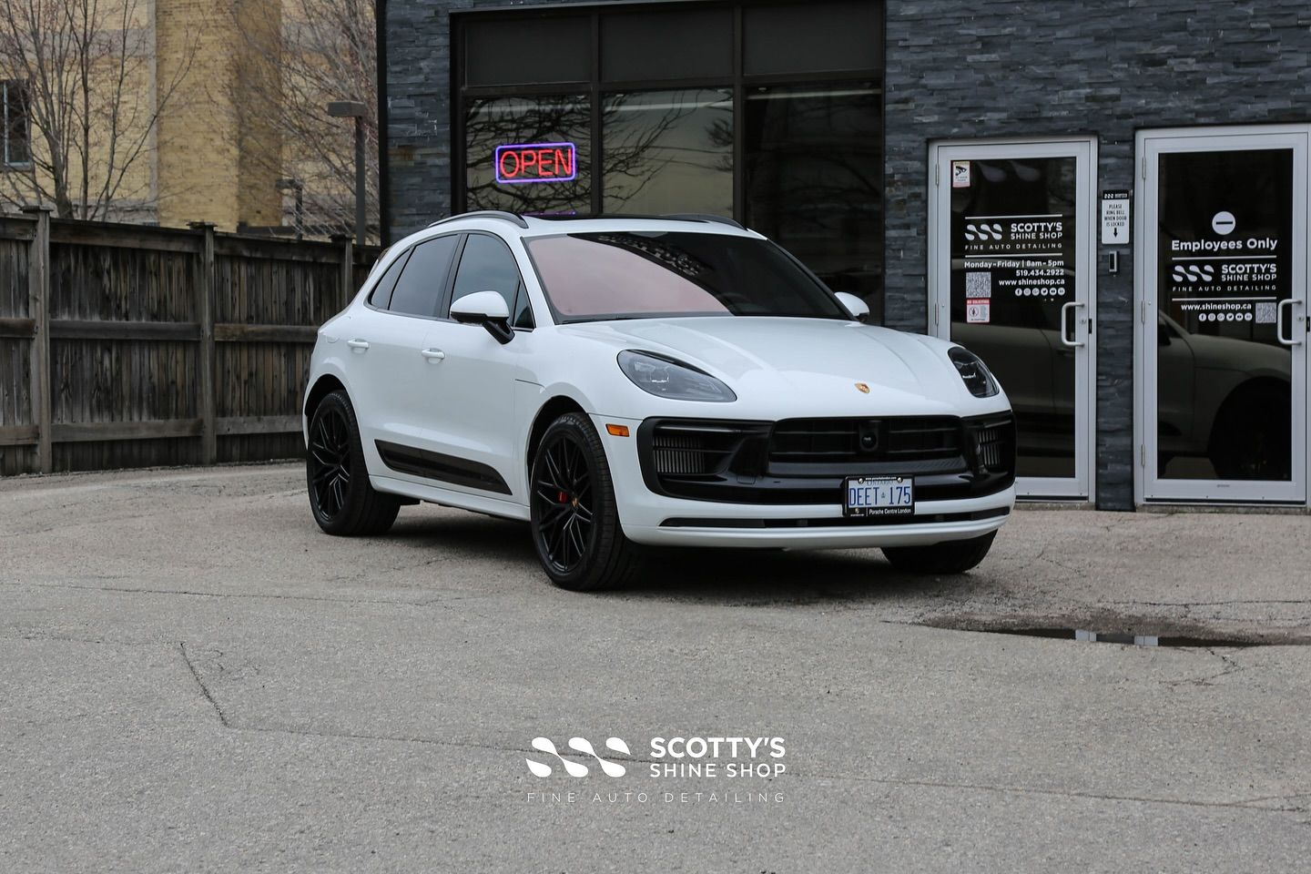 2025 Porsche Macan GTS SunTek Ultra Paint Protection Film London, Ont Canada