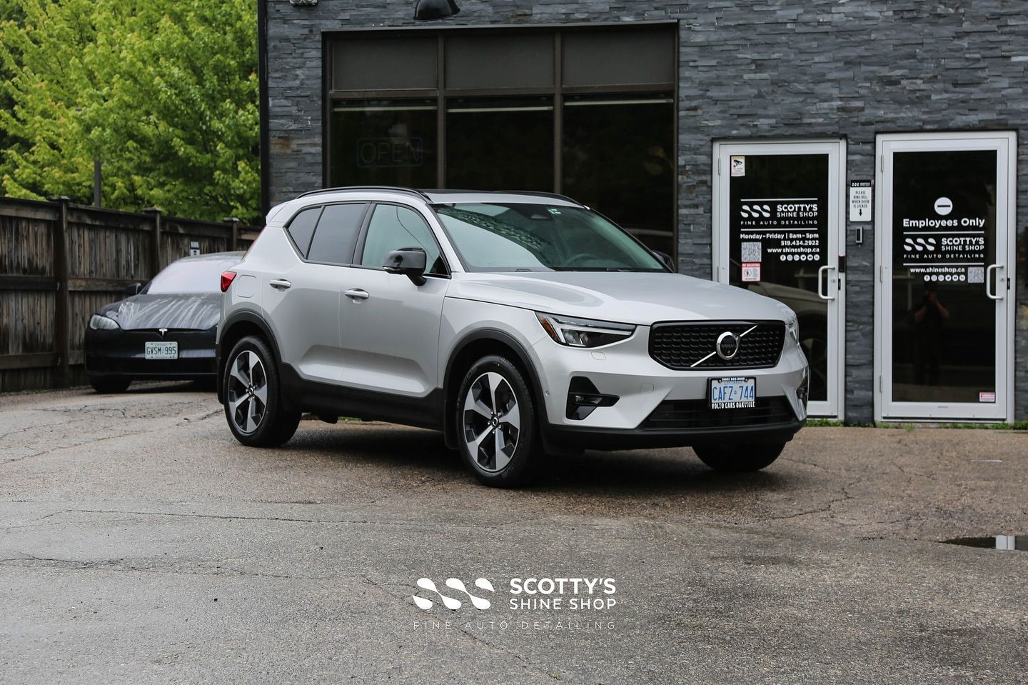 2025 Volvo XC40 Full Exterior Decontamination & Paint Prep, Light Polishing, Modesta BC-04 London, Ont Canada