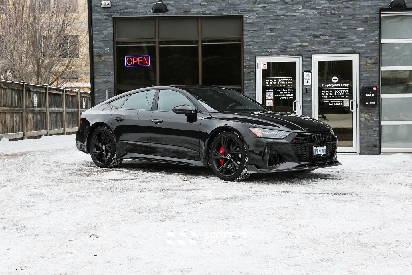 Audi RS7 at the shop for a full detail! 