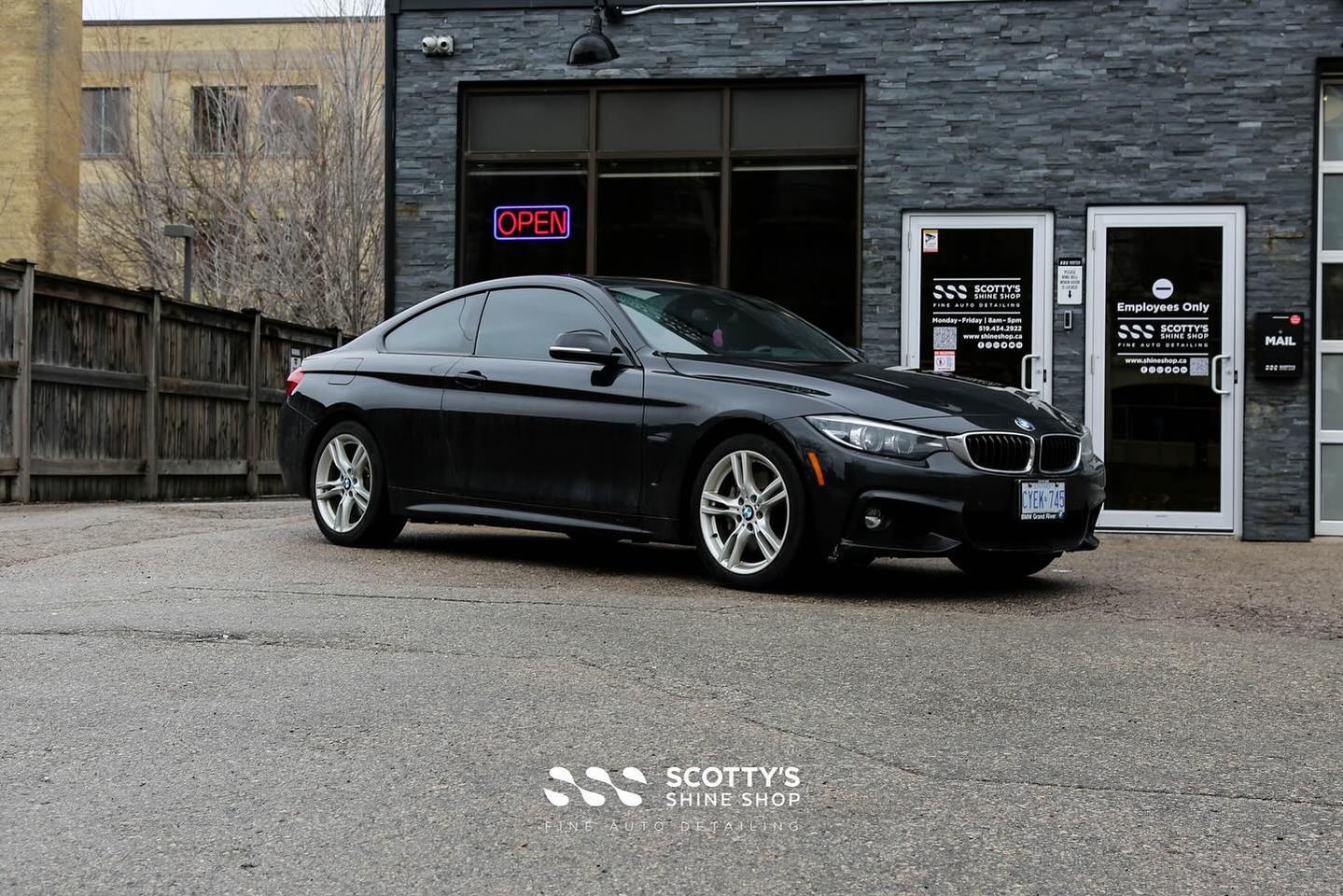 Another sweet BMW 430i at the shop for Xpel Prime window tint! Style and performance you can count o