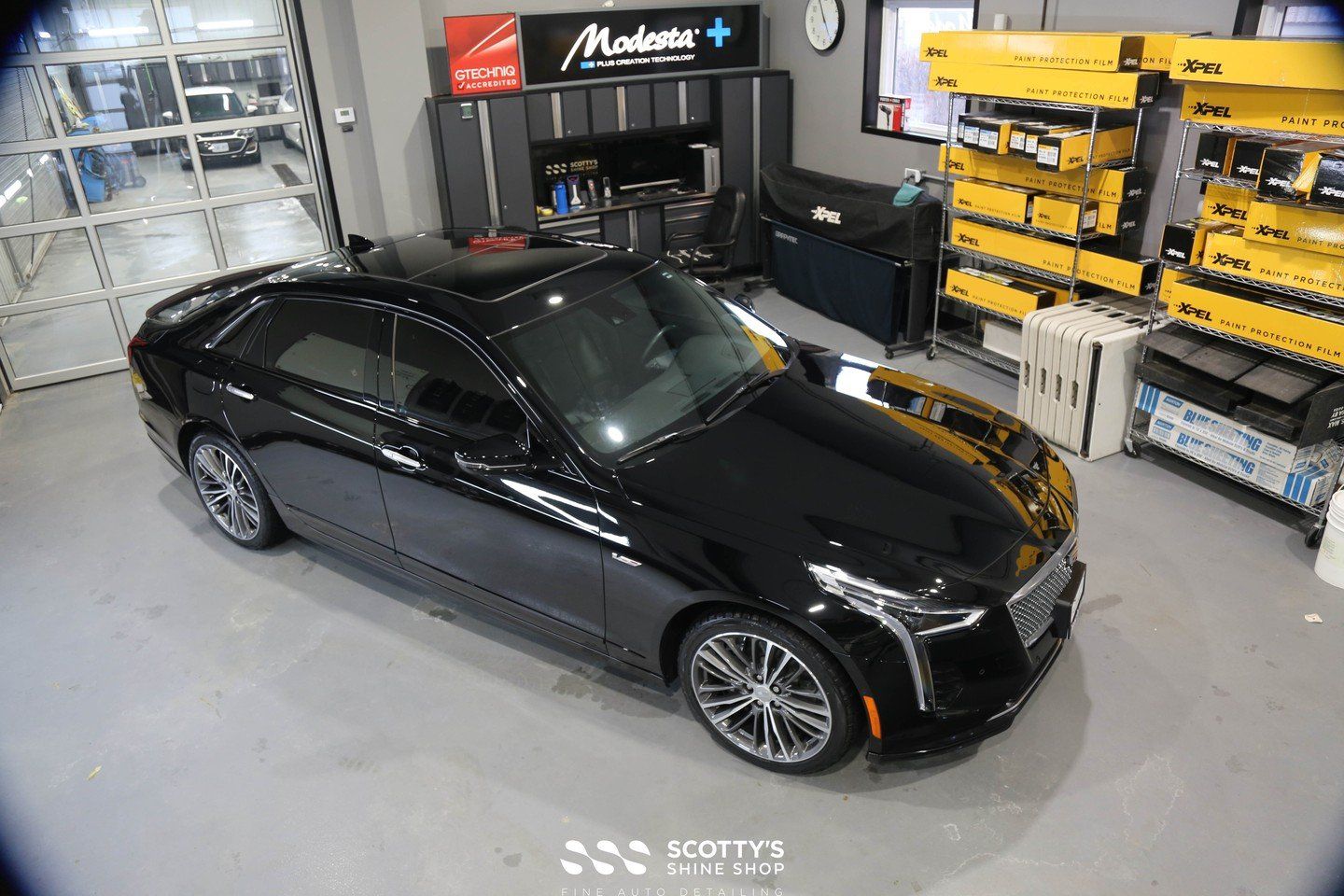 Cadillac CT6-V Blackwing - paint correction and ceramic coating - Ldn Ontario