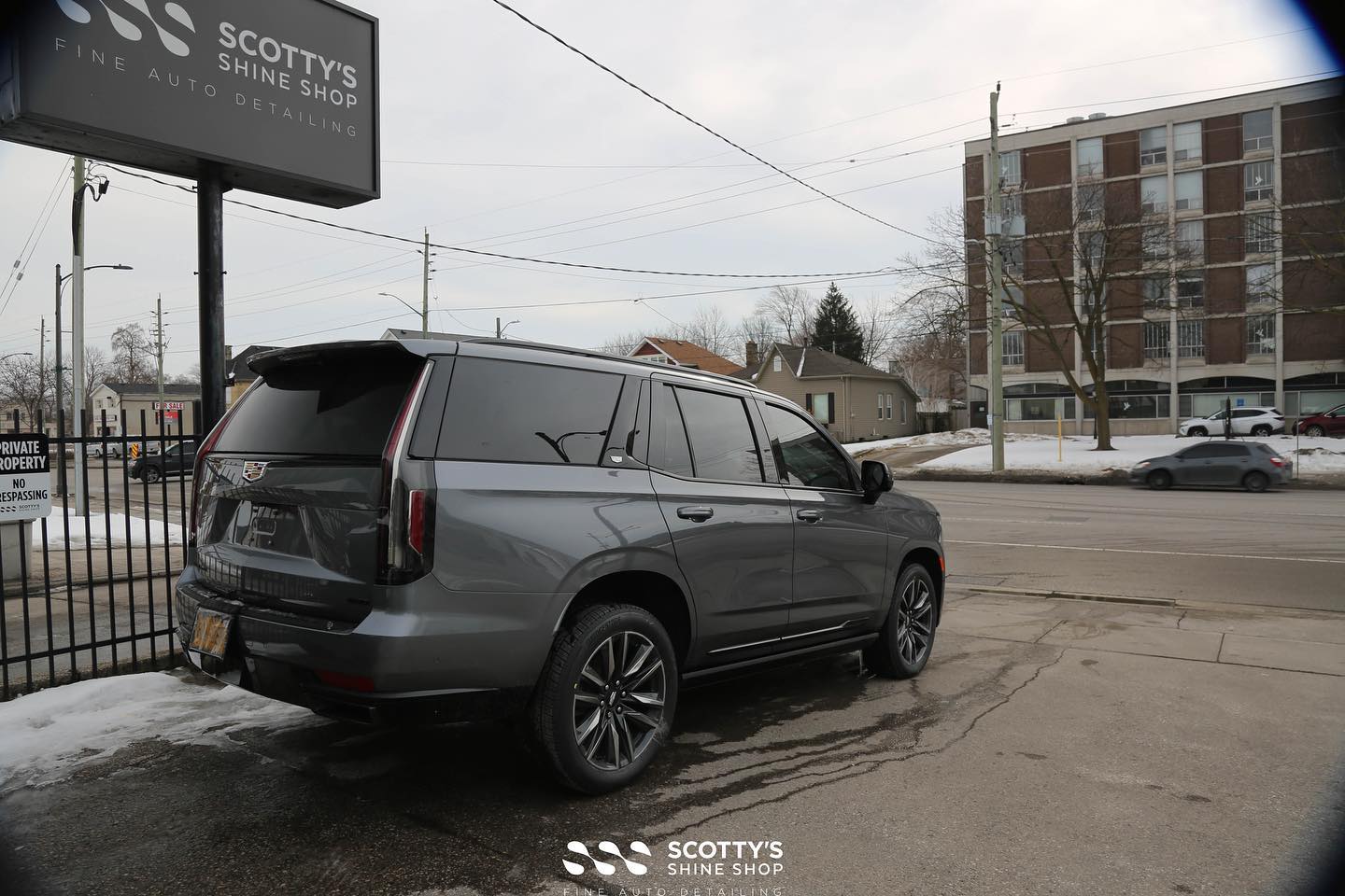 Cadiliac Escalade Xpel prime cs window tint london ontario