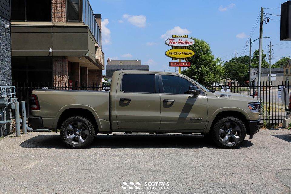 Ceramic Window tint on a Dodge Ram