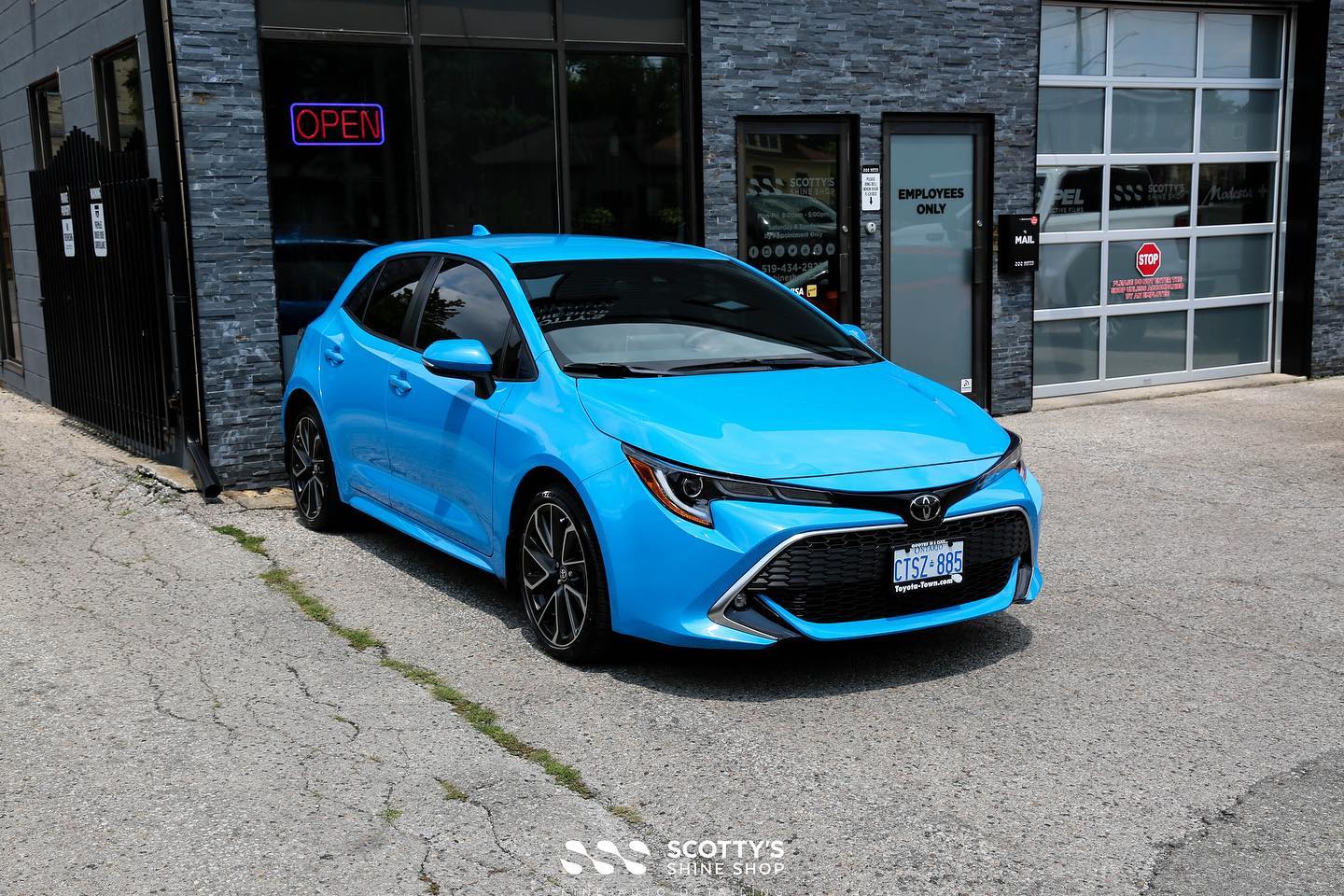 Ceramic Window Tint on a Corolla Hatchback