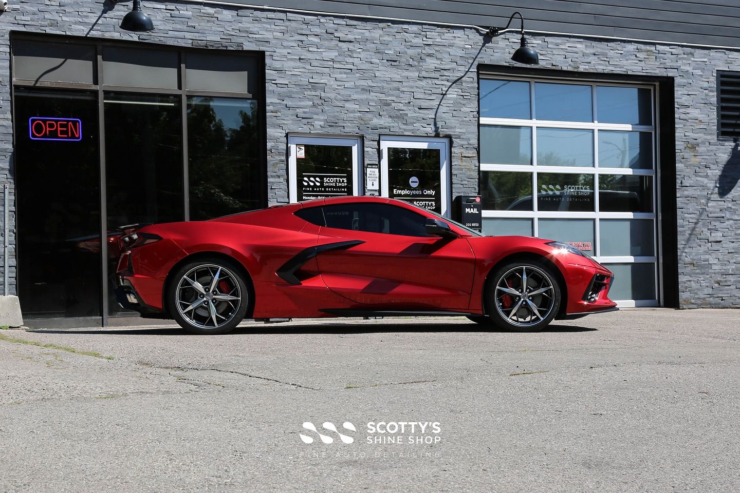 Chevrolet Corvette C8 Suntek Ultra Paint Protection Film and Modesta Ceramic Coatings London, Ontario Canada