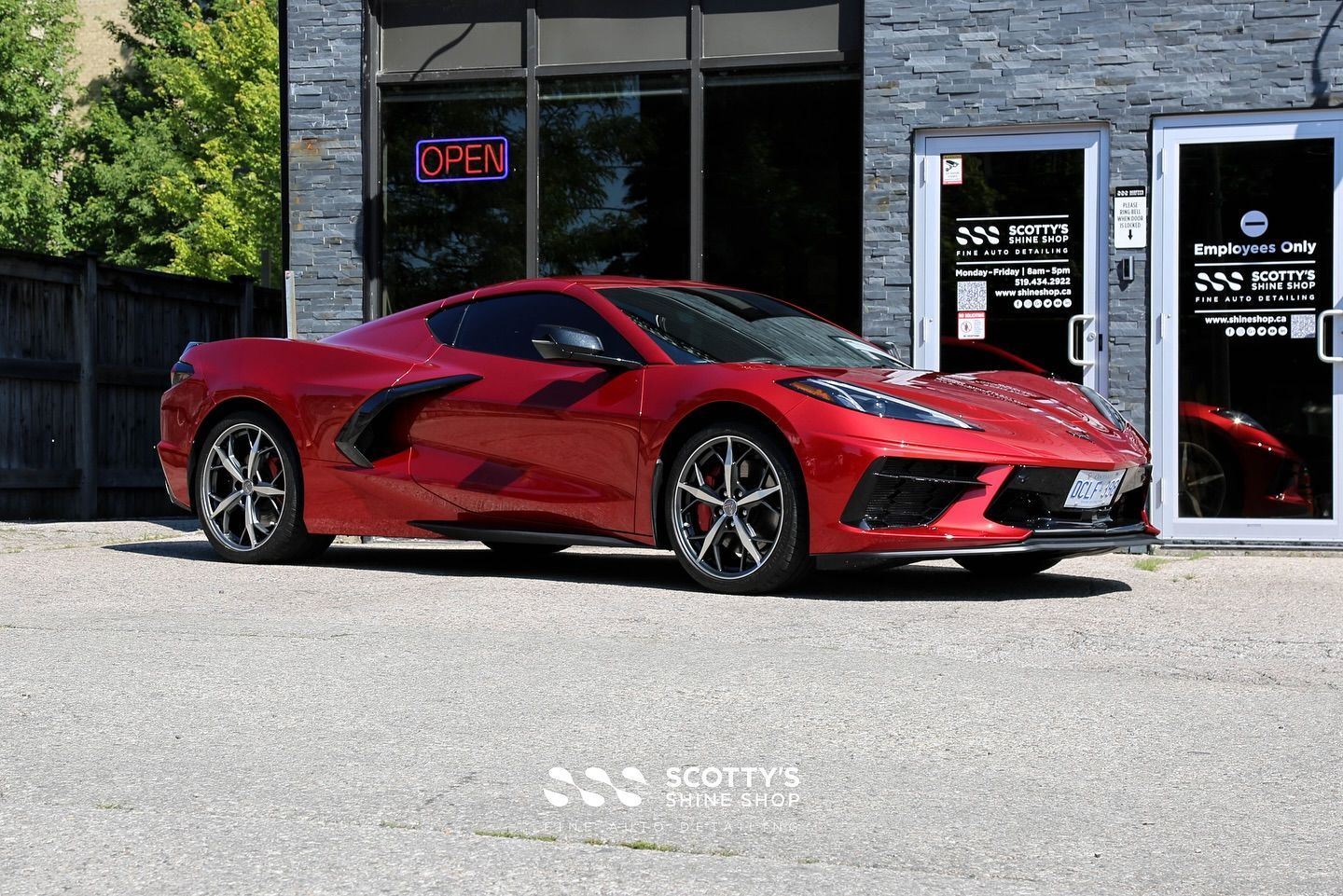 Chevrolet Corvette C8 Suntek Ultra Paint Protection Film and Modesta Ceramic Coatings London, Ont